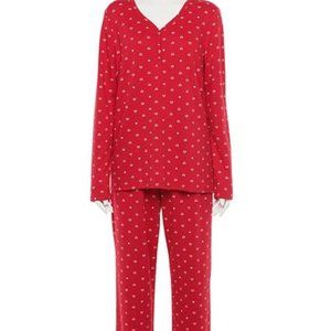 Women's Croft & Barrow® Knit Long Sleeve Pajama Sh